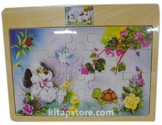 Ahşap Puzzle Tosbikli (181032)