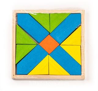 Renkli Ahşap Tangram