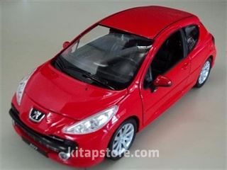 1/24 Peugeot 207 (124922) (Kırmızı)