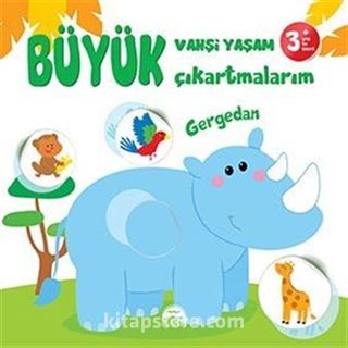 Büyük Vahşi Yaşam Çıkartmalarım / Gergedan