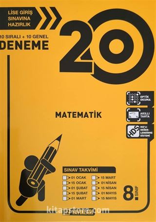 8. Sınıf Matematik 20 Deneme