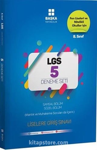 8. Sınıf LGS 5 Deneme Seti