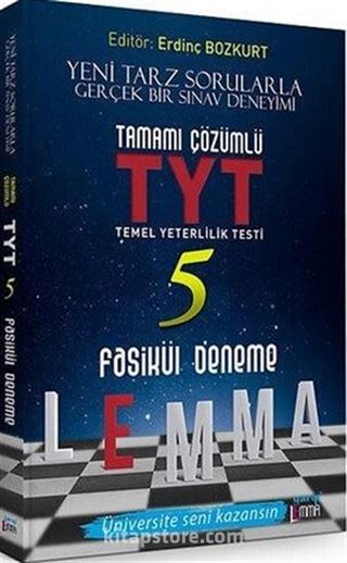 TYT Lemma Tamamı Çözümlü 5 Fasikül Deneme