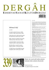 Dergah Edebiyat Sanat Kültür Dergisi Sayı 339 Mayıs 2018