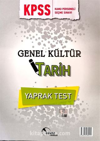 KPSS Genel Kültür Tarih Yaprak Test