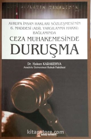 Ceza Muhakemesinde Duruşma