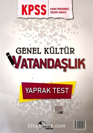 KPSS Genel Kültür Vatandaşlık Yaprak Test