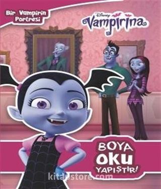 Disney Vampirina Bir Vampirin Portresi Boya Oku Yapıştır