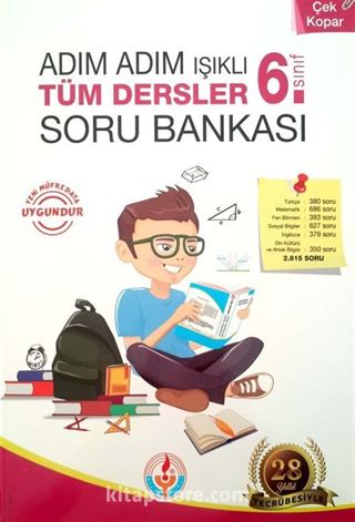 6. Sınıf Adım Adım Işıklı Tüm Dersler Soru Bankası