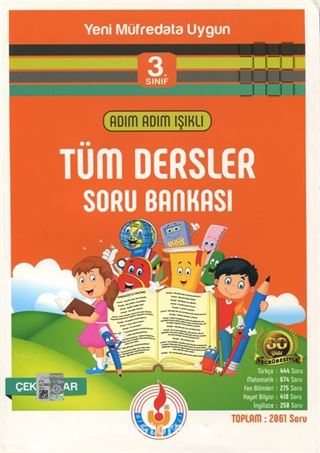 3. Sınıf Adım Adım Işıklı Tüm Dersler Soru Bankası