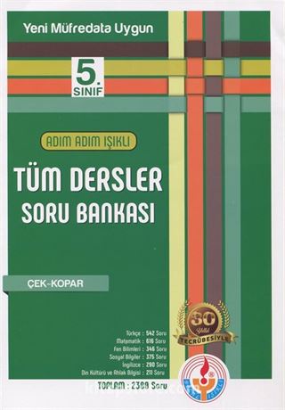 5. Sınıf Adım Adım Işıklı Tüm Dersler Soru Bankası