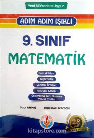 9. Sınıf Adım Adım Işıklı Matematik Yeni Müfredata Uygun