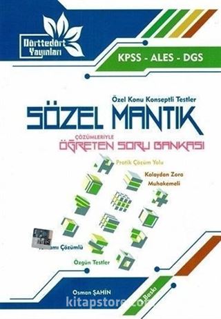 KPSS ALES DGS Sözel Mantık Çözümleriyle Öğreten Soru Bankası