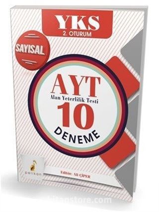 YKS 2. Oturum AYT 10 Deneme Sayısal Öğrencileri İçin