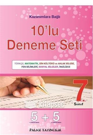 7. Sınıf Kazanımlara Bağlı 10 Deneme Seti