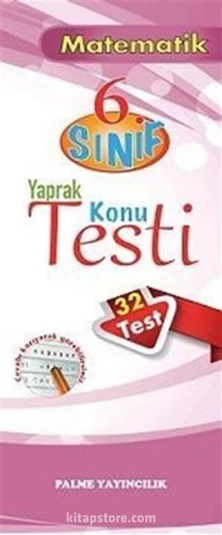 6.Sınıf Matematik Yaprak Testi