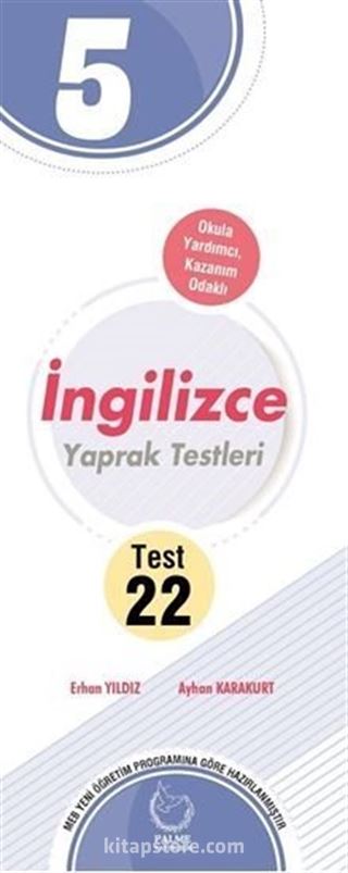 5. Sınıf İngilizce Yaprak Test