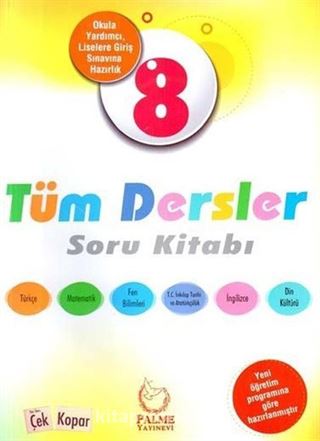 8. Sınıf Tüm Dersler Soru Kitabı