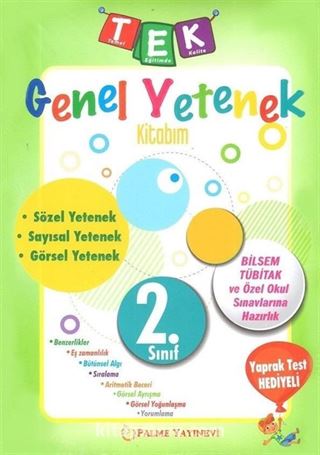 2. Sınıf Genel Yetenek TEK Kitabım