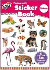 Photographic Sticker Book Animals / Gerçek Hayvan Resimli Çıkartma Kitabı (3+ Yaş)