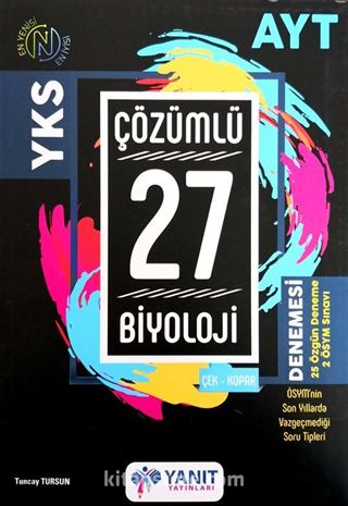 YKS AYT Biyoloji Çözümlü 27 Çek Kopar Denemesi