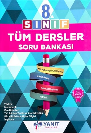 8. Sınıf Tüm Dersler Soru Bankası