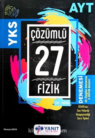 YKS AYT Fizik Çözümlü 27 Çek Kopar Denemesi