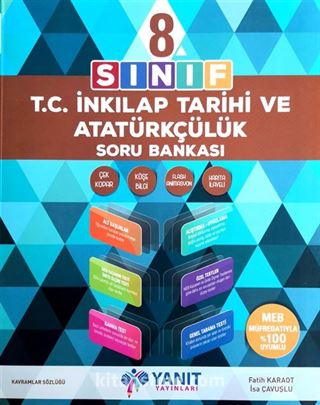 8. Sınıf T.C. İnkılap Tarihi ve Atatürkçülük Soru Bankası