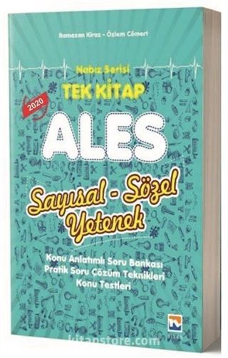 Nabız Serisi Tek Kitap ALES Konu Anlatımlı Soru Bankası Sayısal Yetenek Sözel Yetenek