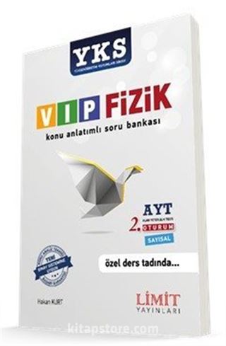 YKS-AYT 2. Oturum VIP Fizik Konu Anlatımlı Soru Bankası