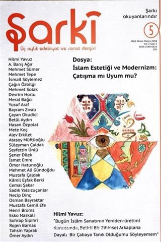 Şarki Üç Aylık Edebiyat ve Sanat Dergisi Sayı:5 Mart-Nisan-Mayıs 2018