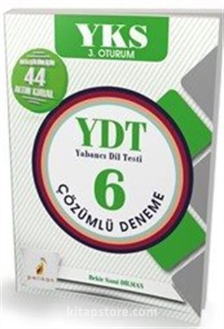 YKS 3.Oturum YDT 6 Çözümlü Deneme