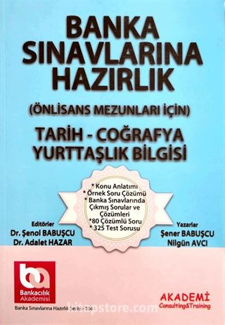 Banka Sınavlarına Hazırlık Önlisans Mezunları İçin Tarih-Coğrafya-Yurttaşlık Bilgisi