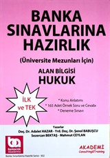 Banka Sınavlarına Hazırlık Üniversite Mezunları İçin Alan Bilgisi Hukuk