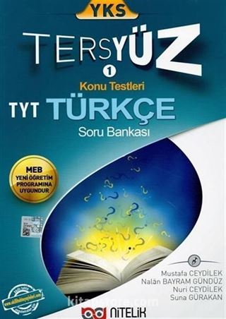 YKS TYT Tersyüz 1 Türkçe Soru Bankası