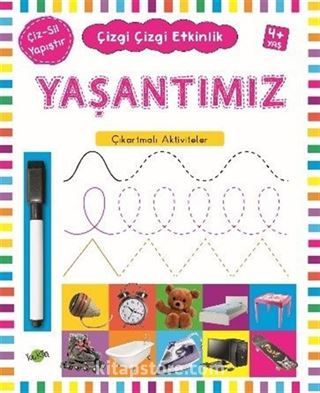 Yaşantımız (4 Yaş+) / Çıkartmalı Çizgi Çizgi Etkinlik