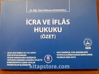 İcra ve İflas Hukuku (Özet)