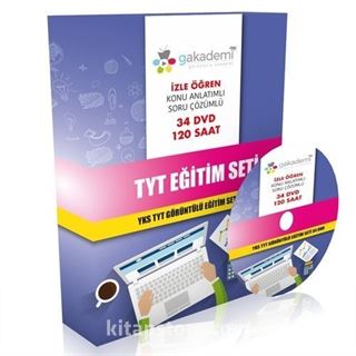 YKS TYT Tüm Dersler Görüntülü Eğitim Seti (34 Dvd)