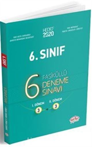 6. Sınıf Çözümlü 6 (3+3) Deneme Sınavı