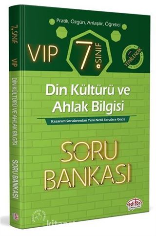 7.Sınıf Vip Din Kültürü ve Ahlak Bilgisi Soru Bankası