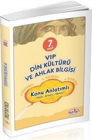 7.Sınıf Vip Din Kültürü ve Ahlak Bilgisi Konu Anlatımlı