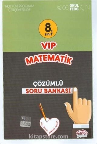 8. Sınıf Vip Matematik Çözümlü Soru Bankası