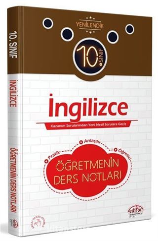 10.Sınıf İngilizce Öğretmenin Ders Notları