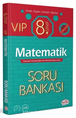 8. Sınıf Vip Matematik Soru Bankası