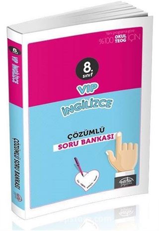 8. Sınıf Vip İngilizce Çözümlü Soru Bankası