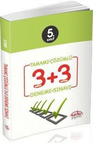 5.Sınıf Tamamı Çözümlü 3+3 Deneme Sınavı