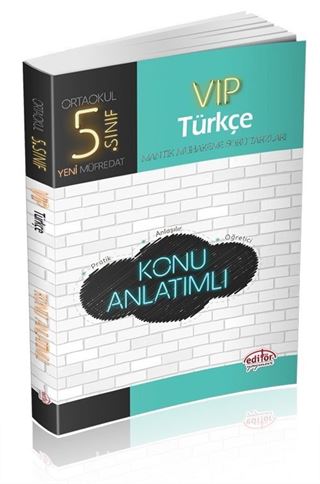 5.Sınıf Vip Türkçe Konu Anlatımlı