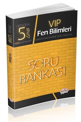 5.Sınıf Vip Fen Bilimleri Soru Bankası