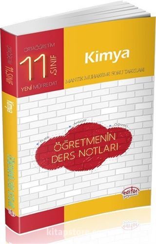 11.Sınıf Kimya Öğretmenin Ders Notları