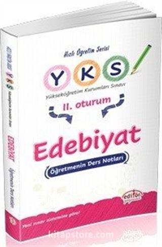 YKS 2.Oturum Edebiyat Öğretmenin Ders Notları